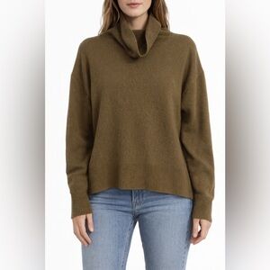Joseph Brushed Cashmere High Neck Jumper Sweater Size Medium $795